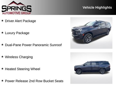 Used 2023 Chevrolet Suburban Z71 w/ Luxury Package AWD/4WD image 2