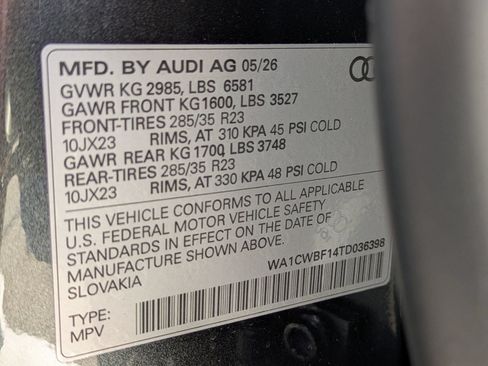 New 2026 Audi SQ8 Prestige AWD/4WD image 17