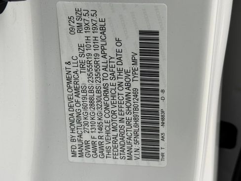 Certified 2026 Honda Odyssey Touring image 34