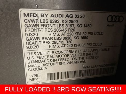 Used 2020 Audi Q7 2.0T Premium Plus w/ Premium Plus Package image 35