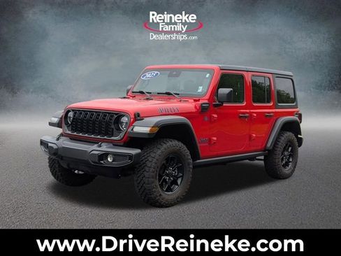Used 2025 Jeep Wrangler Unlimited Sport S 4xe AWD/4WD image 1