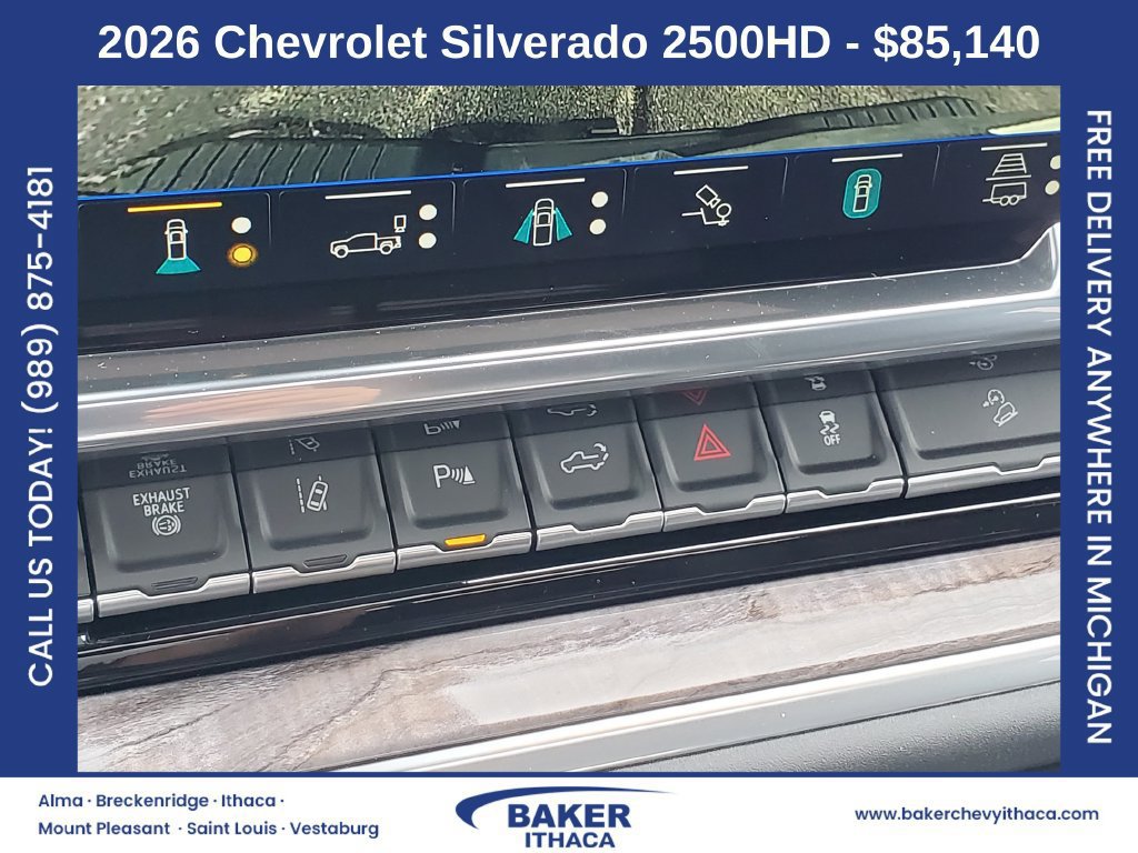 New 2026 Chevrolet Silverado 2500 LTZ w/ Trail Boss Package AWD/4WD image 20