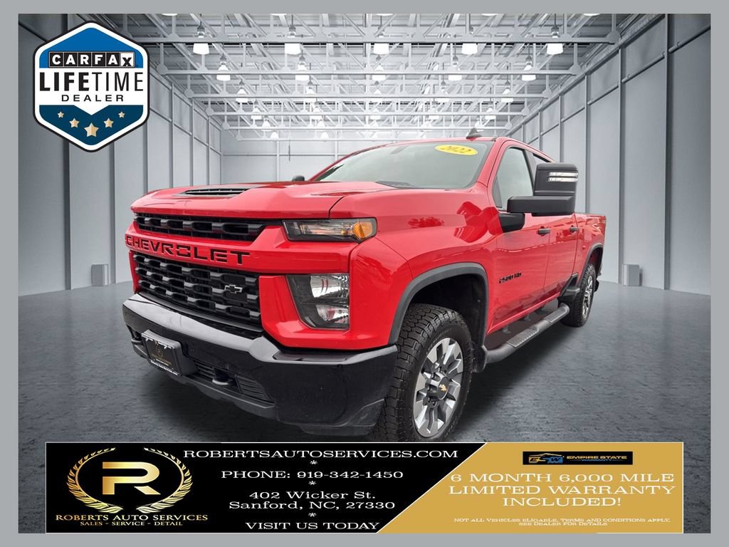Used 2022 Chevrolet Silverado 2500 Custom w/ Custom Value Package AWD/4WD 360° Tour