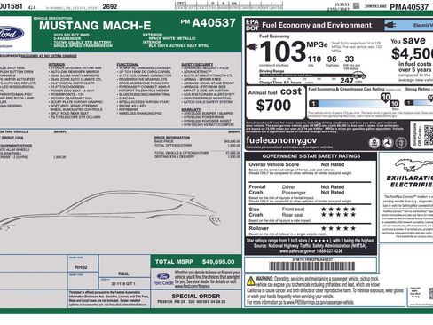 Certified 2023 Ford Mustang Mach-E Select image 36