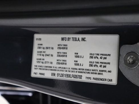 Used 2020 Tesla Model 3 Long Range AWD/4WD image 42