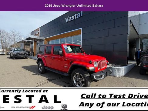 Used 2019 Jeep Wrangler Unlimited Sahara w/ Dual Top Group image 1