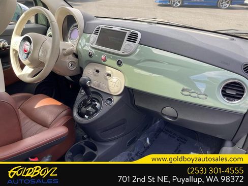 Used 2013 FIAT 500 Lounge w/ Luxury Leather Pkg FWD image 16