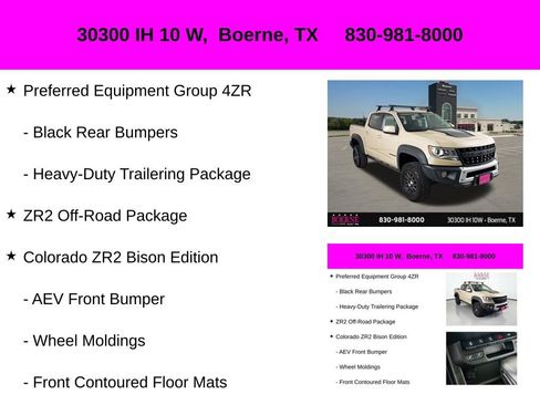 Used 2022 Chevrolet Colorado ZR2 w/ Colorado ZR2 Bison Edition AWD/4WD image 20