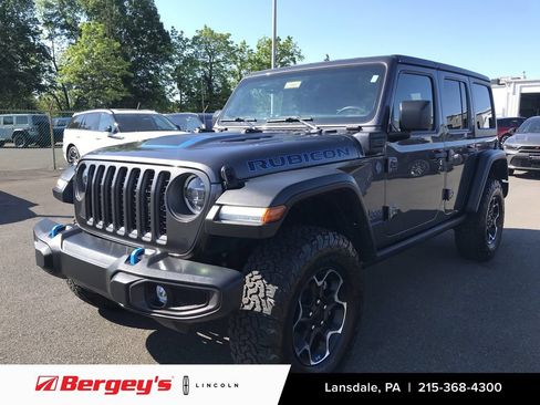Used 2023 Jeep Wrangler Unlimited Rubicon 4xe w/ Cold Weather Group AWD/4WD image 1