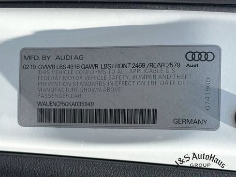 Used 2019 Audi A5 2.0T Premium Plus w/ Premium Plus AWD/4WD image 39
