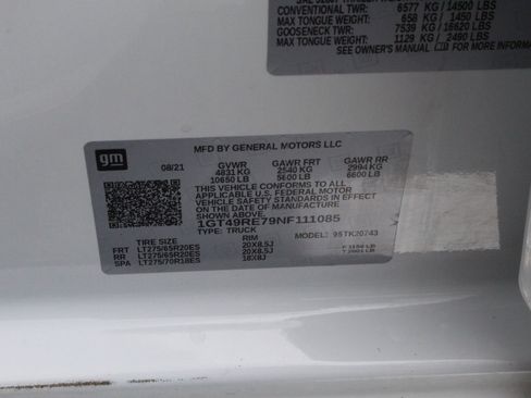 Used 2022 GMC Sierra 2500 Denali w/ Snow Plow Prep/Camper Package AWD/4WD image 40