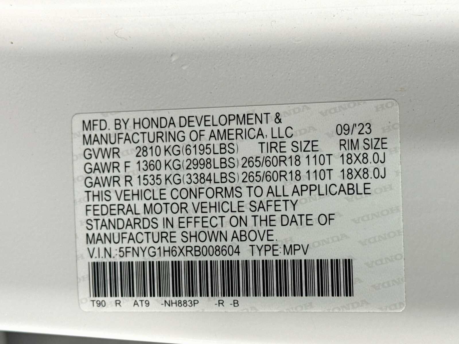 Certified 2024 Honda Pilot TrailSport image 33