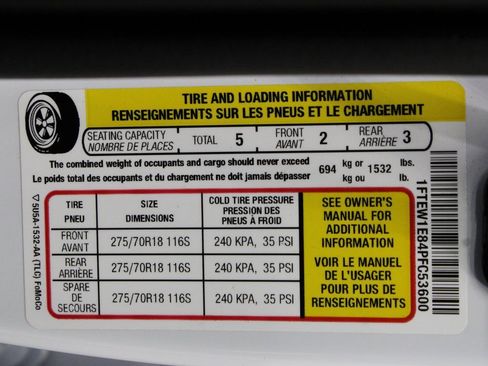 Used 2023 Ford F150 Tremor w/ Equipment Group 402A High image 77