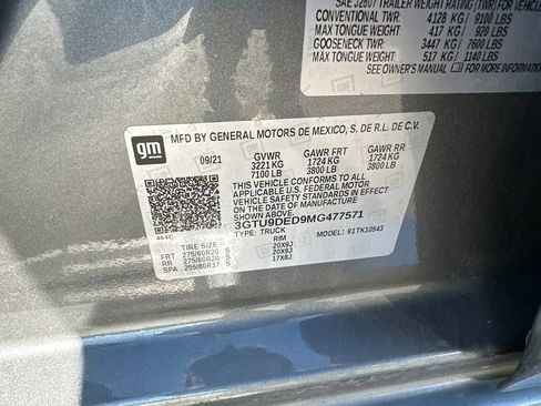 Used 2021 GMC Sierra 1500 SLT w/ SLT Convenience Package image 31