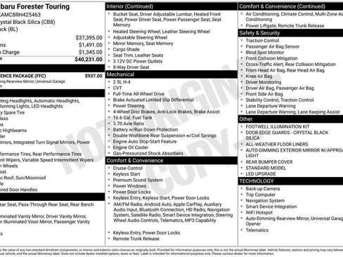 Used 2024 Subaru Forester Touring w/ Convenience Package image 6