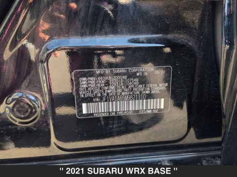 Used 2021 Subaru WRX AWD/4WD image 37