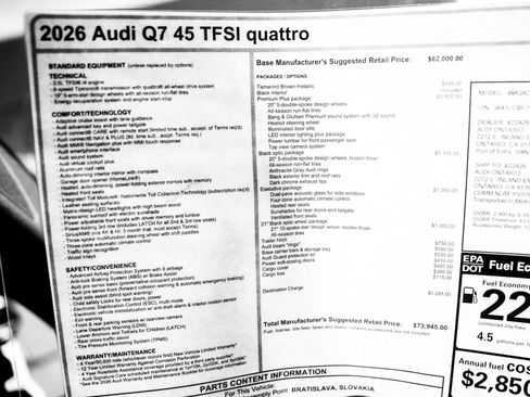 New 2026 Audi Q7 2.0T Premium Plus image 30