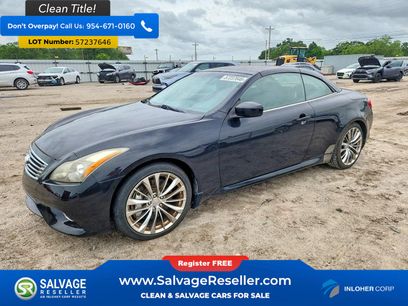 Used 2012 INFINITI G37 Convertible w/ Premium Pkg