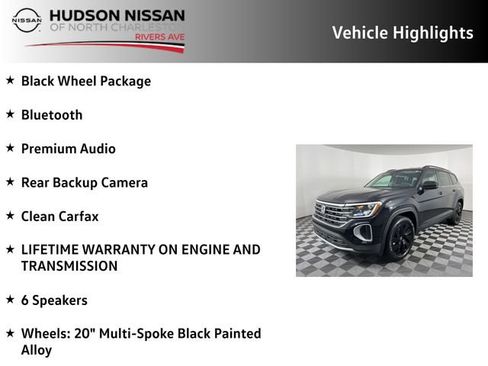 Used 2024 Volkswagen Atlas SE w/ Black Wheel Package image 9
