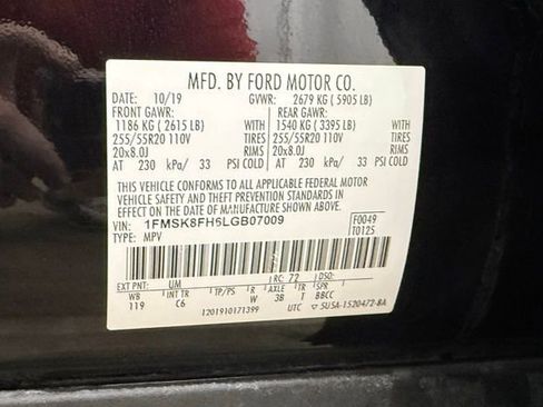 Used 2020 Ford Explorer Limited AWD/4WD image 29