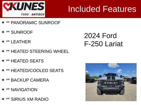 Used 2024 Ford F250 Lariat w/ Lariat Ultimate Package AWD/4WD image 3