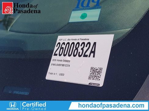 Certified 2026 Honda Odyssey Touring image 36