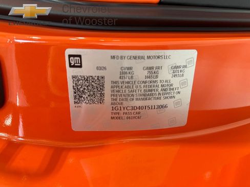 New 2026 Chevrolet Corvette Stingray Premium Conv w/ 3LT image 26