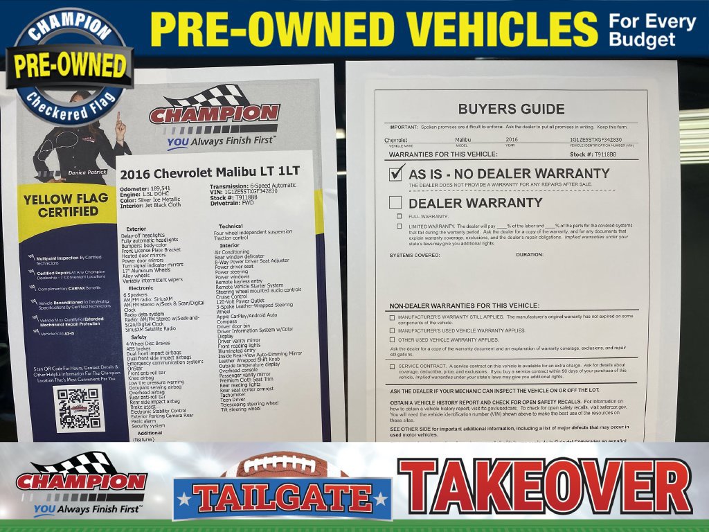 Used 2016 Chevrolet Malibu LT FWD image 43