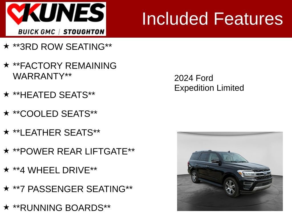 Used 2024 Ford Expedition Limited AWD/4WD image 3