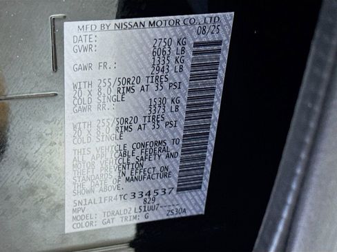 Certified 2026 INFINITI QX60 Luxe w/ Cargo Package image 44