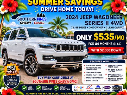 Used 2024 Jeep Wagoneer Series II w/ Flexible Seating Group AWD/4WD image 5