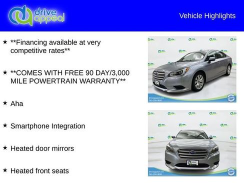 Used 2016 Subaru Legacy 2.5i Premium AWD/4WD image 12
