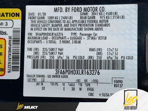 Used 2020 Ford Fusion SE image 30