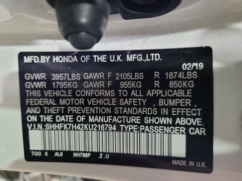 Used 2019 Honda Civic Sport image 33