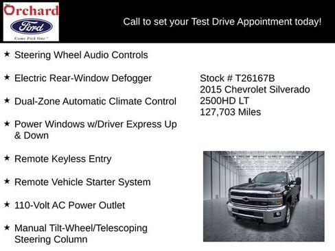 Used 2015 Chevrolet Silverado 2500 LT w/ LT Convenience Package AWD/4WD image 35