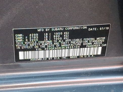 Used 2019 Subaru Impreza 2.0i Premium image 28