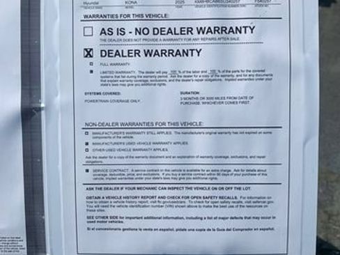 Certified 2025 Hyundai Kona SEL AWD/4WD image 28