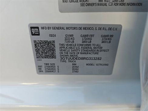 Certified 2024 GMC Sierra 1500 SLT w/ SLT Premium Plus Package image 32