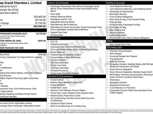 Used 2023 Jeep Grand Cherokee L Limited w/ Black Appearance Package AWD/4WD image 48