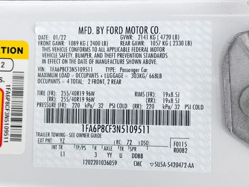 Used 2022 Ford Mustang GT Premium w/ Equipment Group 401A RWD image 39