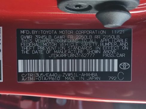 Used 2022 Toyota Prius Limited FWD image 22