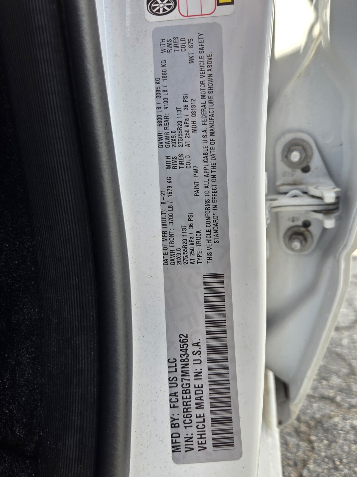 Used 2021 RAM 1500 Big Horn RWD image 20