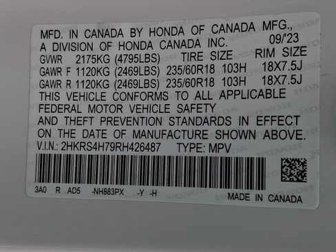 Certified 2024 Honda CR-V EX-L image 28