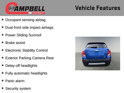 Used 2015 Chevrolet Trax LT w/ LT Sun and Sound Package image 21