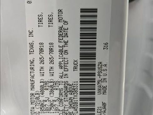 New 2026 Toyota Tundra SR5 image 17