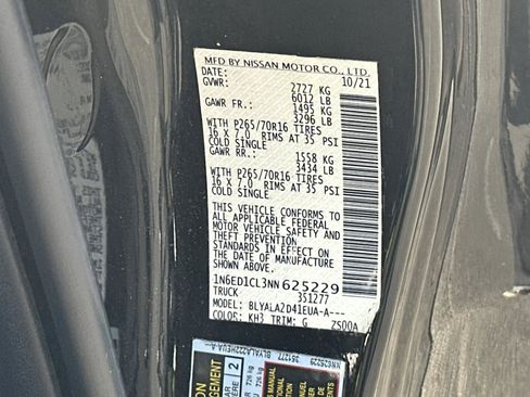 Used 2022 Nissan Frontier S w/ Technology Package image 32