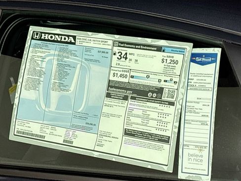 New 2026 Honda Civic Sport image 23