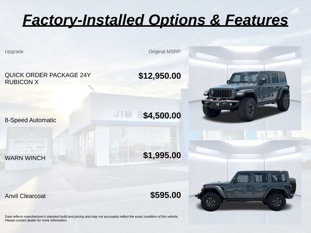 Used 2025 Jeep Wrangler Unlimited Rubicon AWD/4WD image 3