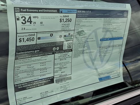 New 2026 Volkswagen Jetta S image 12