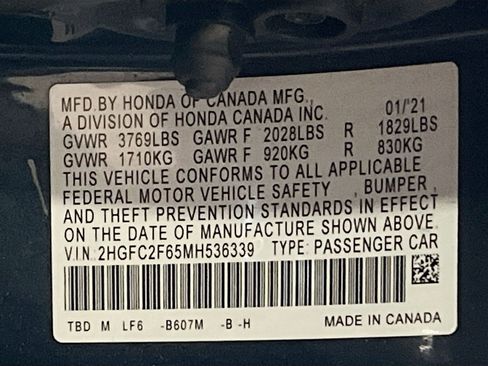 Used 2021 Honda Civic LX image 30